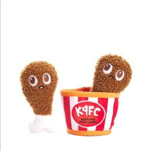 NWT, Barkbox Exclusive, “Kenpuppi Fried Chicken” Dog Toy